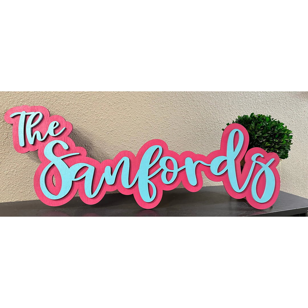 Custom Name Signs Wall Decor The Blanks : Small  