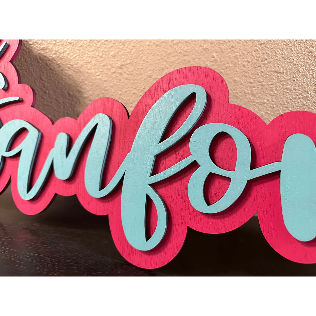 Custom Name Signs Wall Decor   