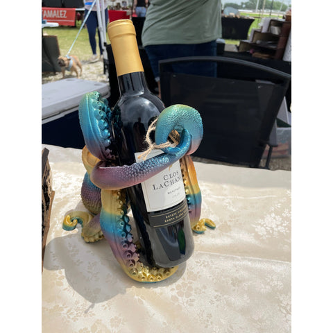 Octopus Wine Bottle Holder 3D Printed   