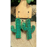 Cactus Earrings Boho Earrings Boho Cactus  