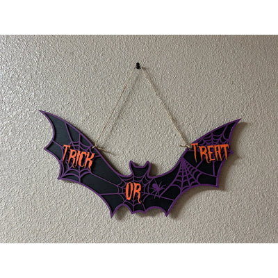 Batty Trick Or Treat Halloween Decor   