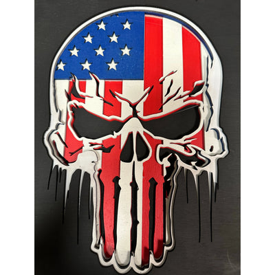 Patriotic Punisher Patriotic Wall Decor   