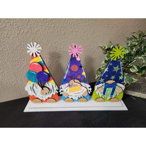 Birthday Gnomes Table decor   