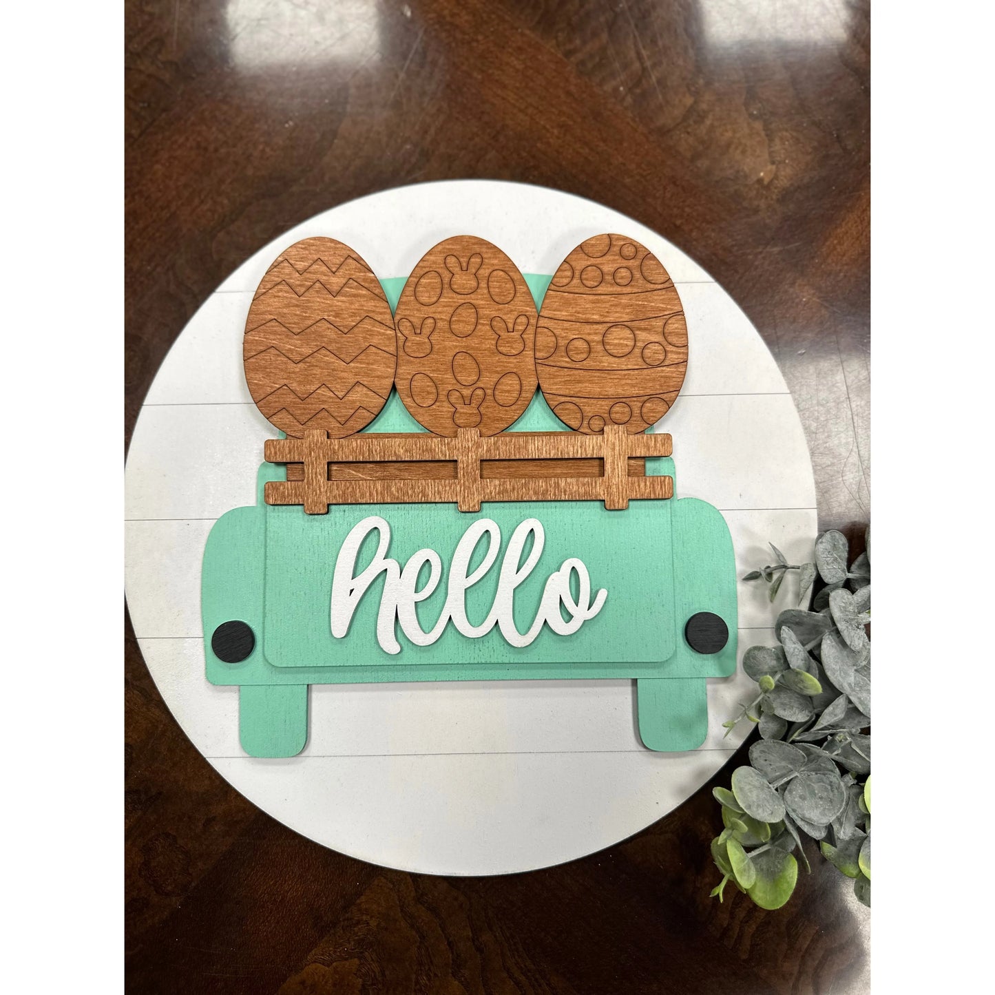Hello - Welcome Interchangeable Door Hanger Wall Decor   