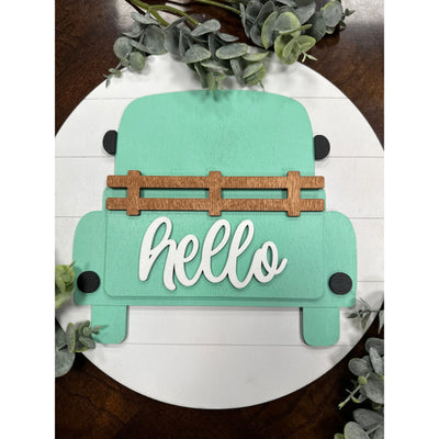 Hello - Welcome Interchangeable Door Hanger Wall Decor   