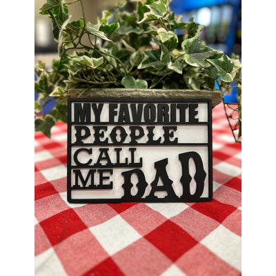 Favorite Dad Table decor   