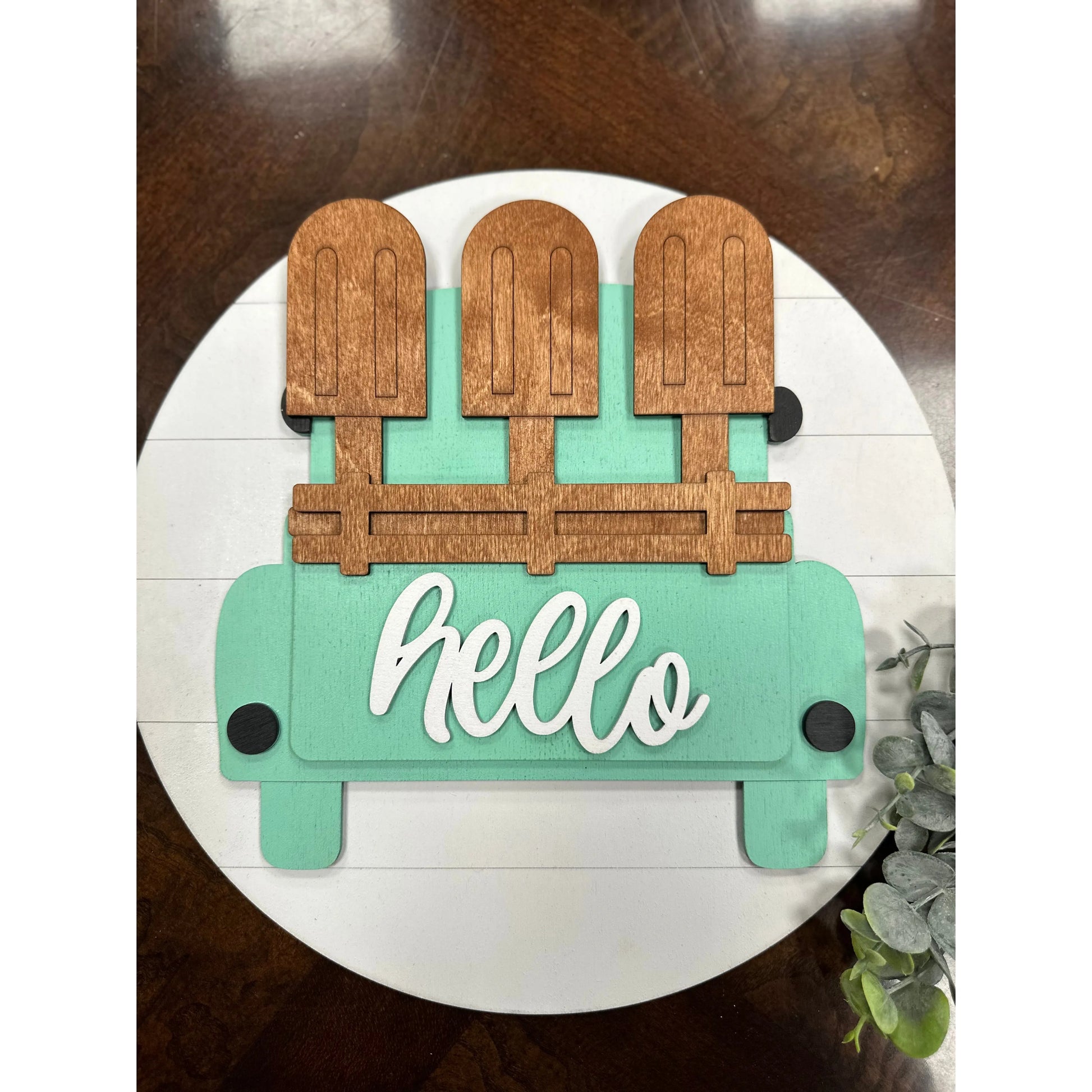 Hello - Welcome Interchangeable Door Hanger Wall Decor   