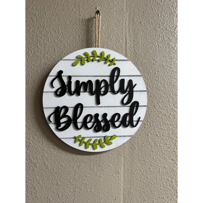 Simply Blessed Wall Decor   