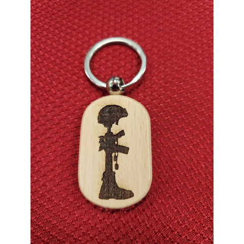 Patriotic Keychain Keychains Fallen Soldier  