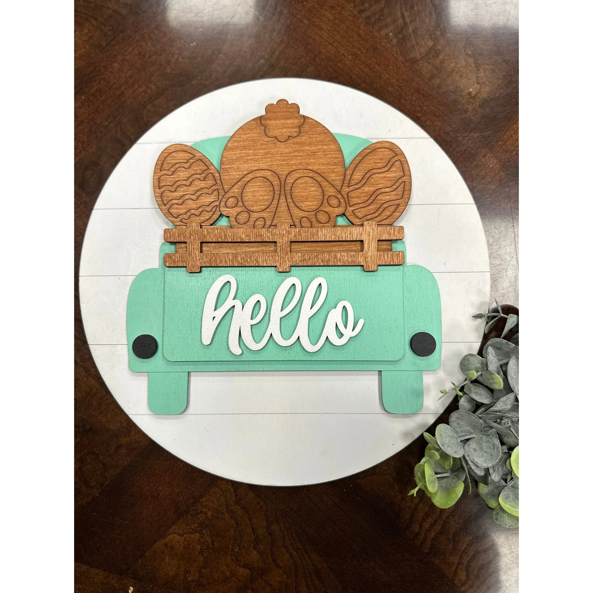Hello - Welcome Interchangeable Door Hanger Wall Decor   
