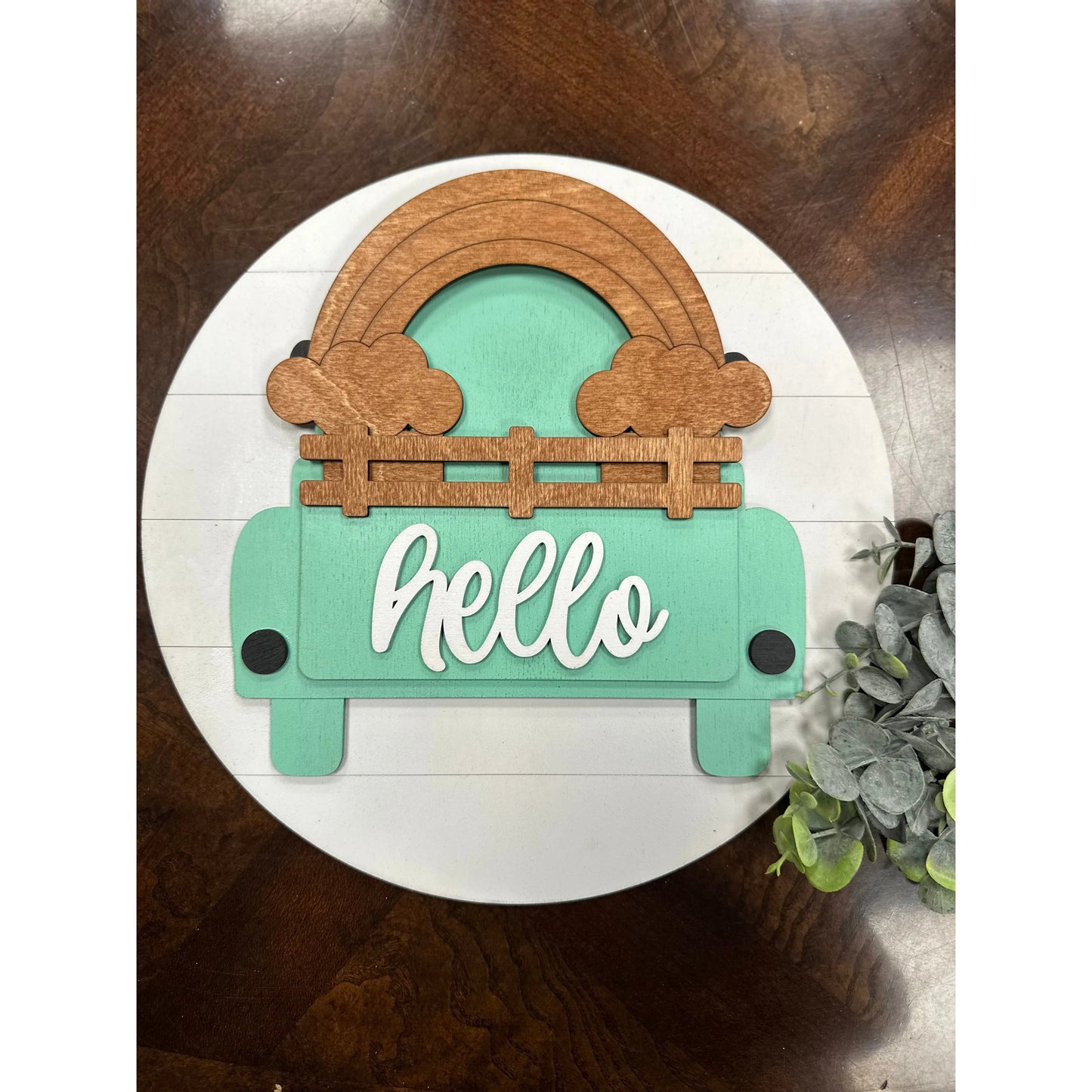 Hello - Welcome Interchangeable Door Hanger Wall Decor   