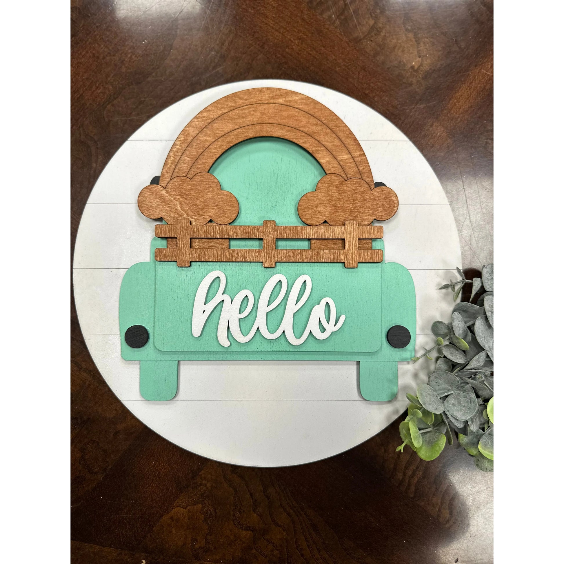 Hello - Welcome Interchangeable Door Hanger Wall Decor   