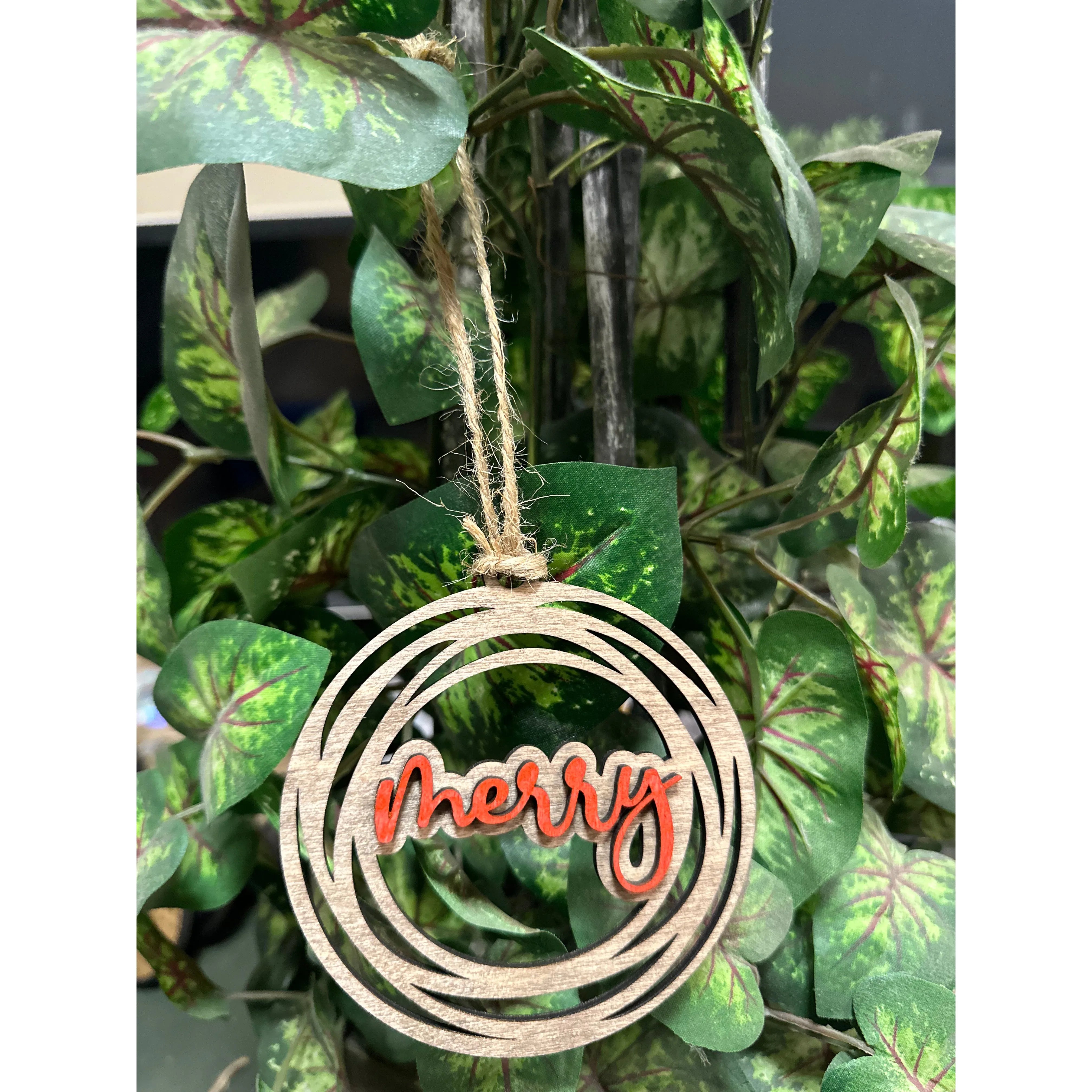 Festive Ornaments Christmas Ornament Merry  