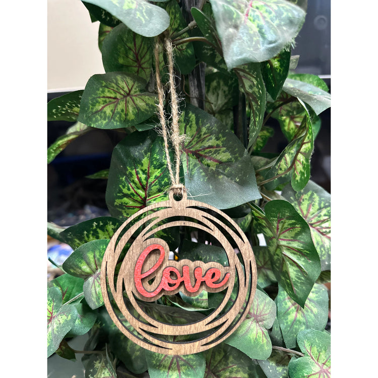 Festive Ornaments Christmas Ornament Love  