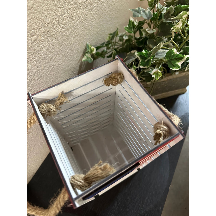 Patriotic Decorative Box Patriotic Table Decor   
