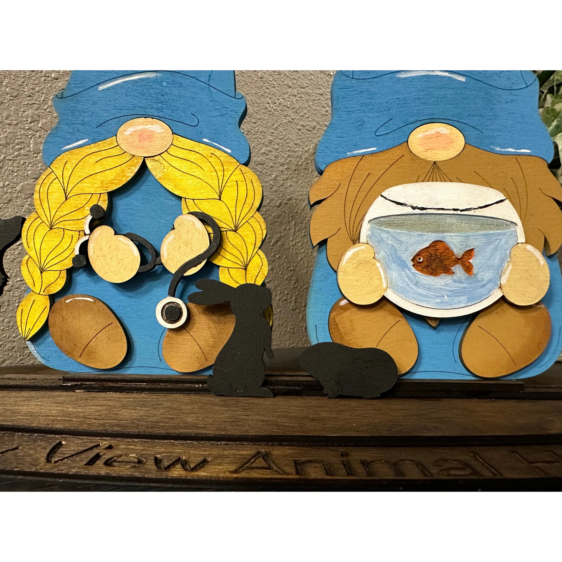 Veterinarian Gnomes Table decor   
