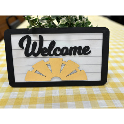 Farmhouse Welcome Sign Door hanger   