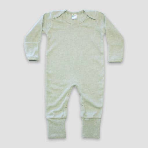 Infant Baby Blank Jumpsuit Foldover Mittens & Footies Pajama - Nifty Decor & More