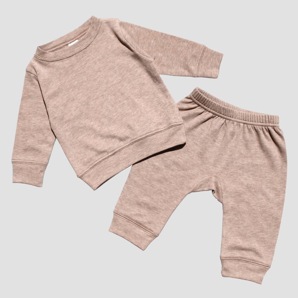 Infant Baby Sweatsuit Set - Pant & Pullover Tracksuit Unisex - Nifty Decor & More