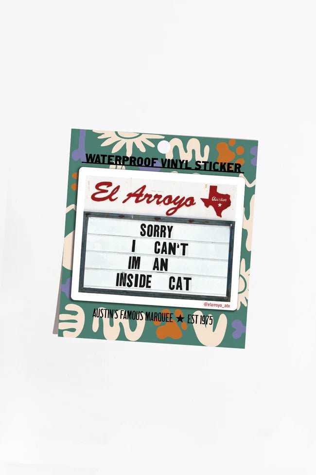Inside Cat - Sticker - Nifty Decor & More