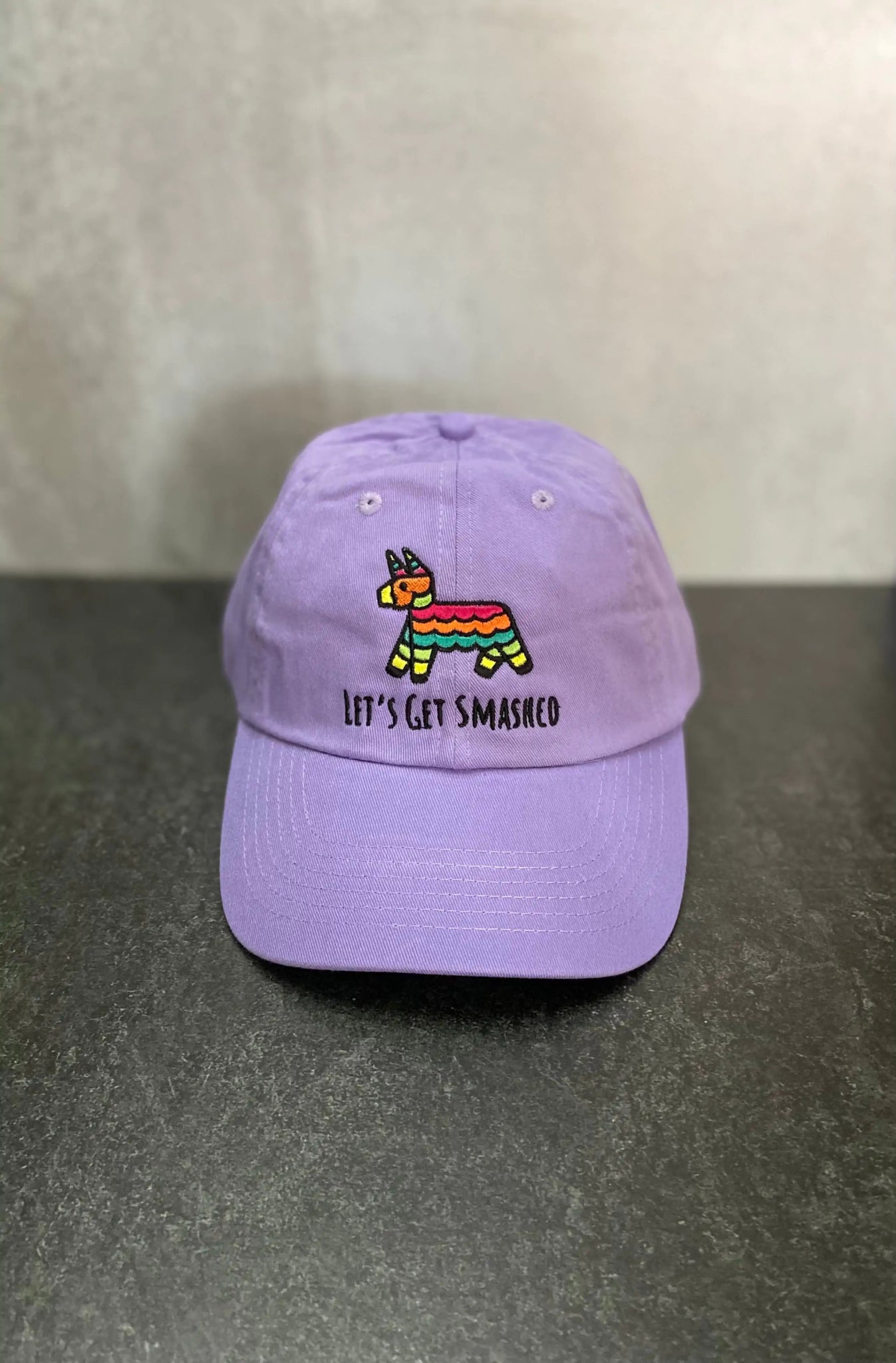 It's My Final Fiesta | Let's Get Smashed - Embroidered Bachelorette Party Dad Hats Groom