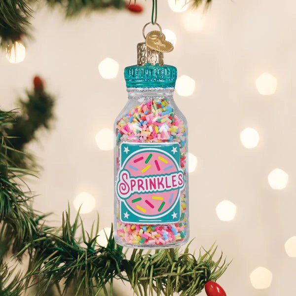 Jar Of Sprinkles Ornament - Nifty Decor & More