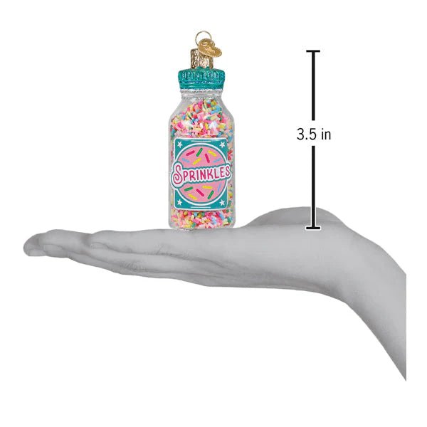Jar Of Sprinkles Ornament - Nifty Decor & More