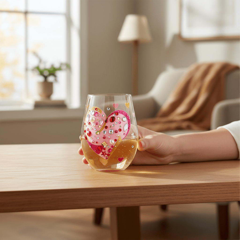 Jewels of the Heart Stemless - Nifty Decor & More