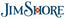 Jim Shore logo with blue text and a red and yellow star design.