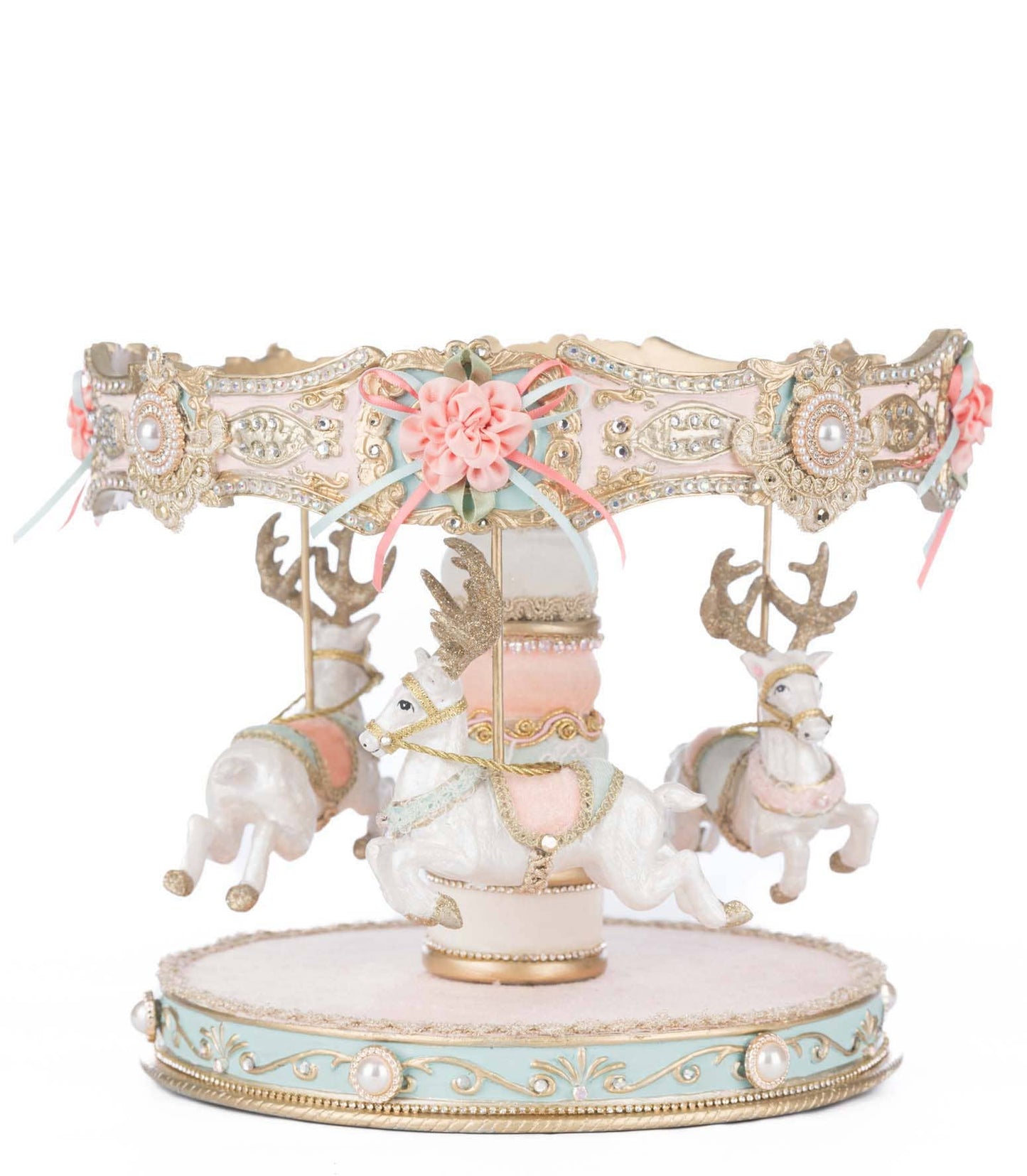 Joyeux Noel Carousel Cake Plate - Nifty Decor & More