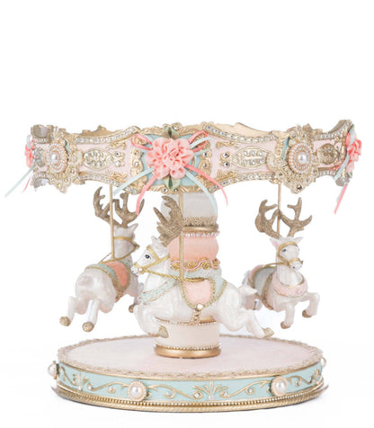 Joyeux Noel Carousel Cake Plate - Nifty Decor & More