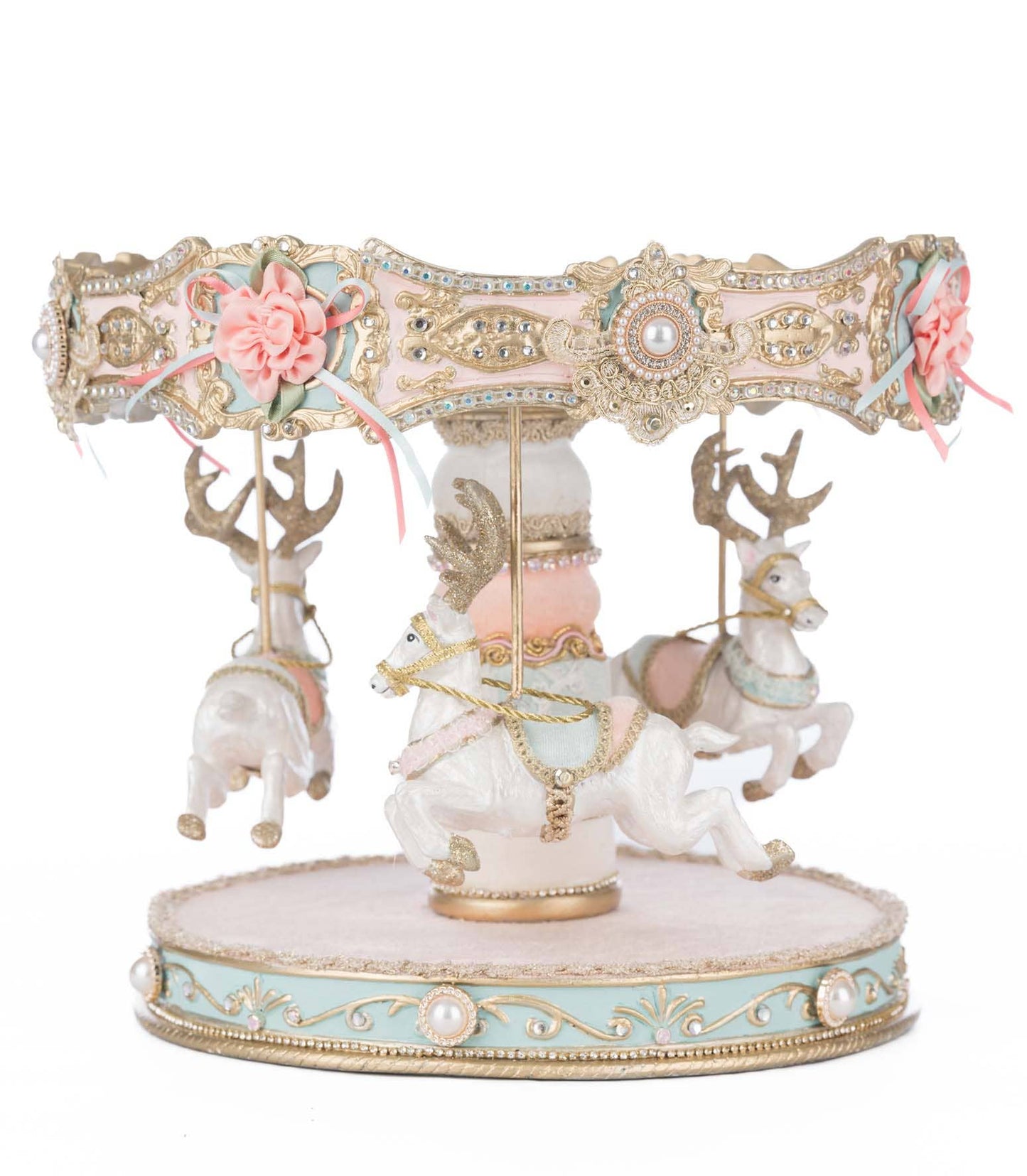 Joyeux Noel Carousel Cake Plate - Nifty Decor & More