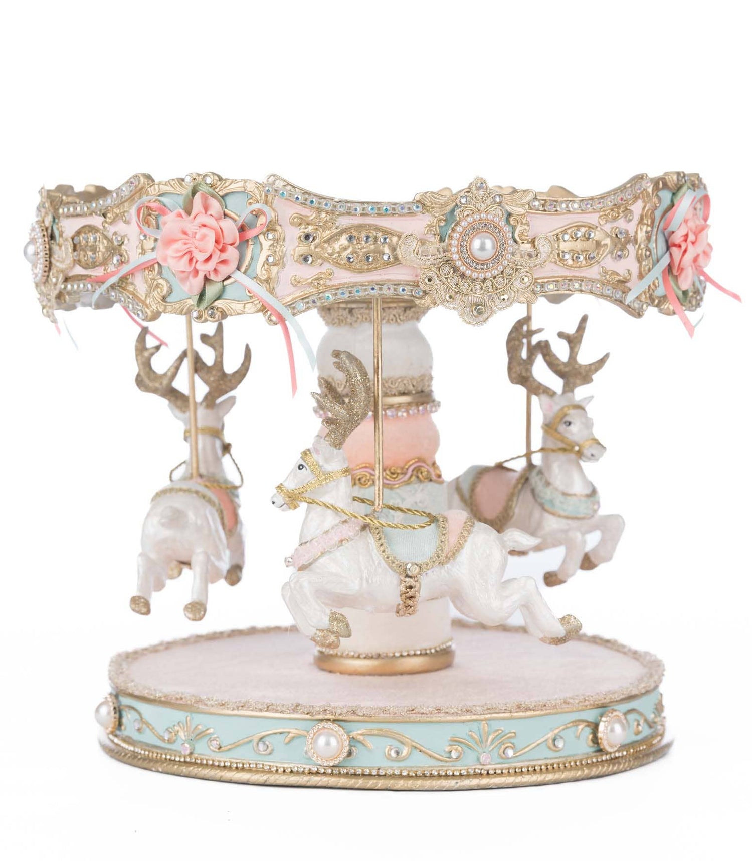 Joyeux Noel Carousel Cake Plate - Nifty Decor & More