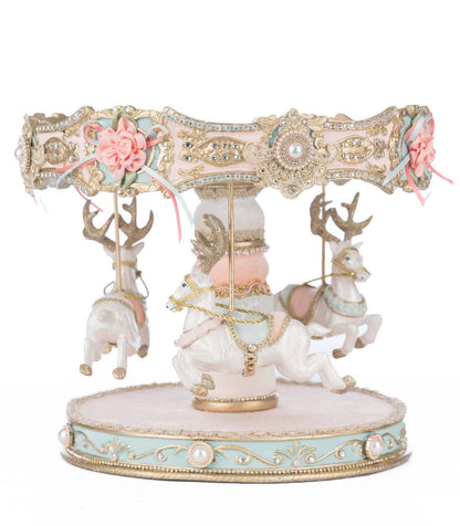 Joyeux Noel Carousel Cake Plate - Nifty Decor & More
