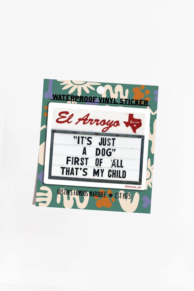 Just A Dog - Sticker - Nifty Decor & More