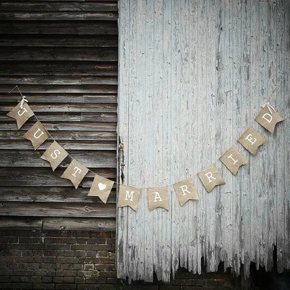 Just Married A Vintage Affair Bunting - Nifty Decor & More