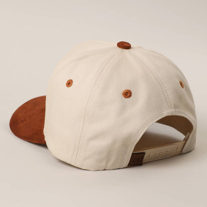 KEEP PRAYIN' Two - toned Suede Canvas Trucker Hat - Nifty Decor & More