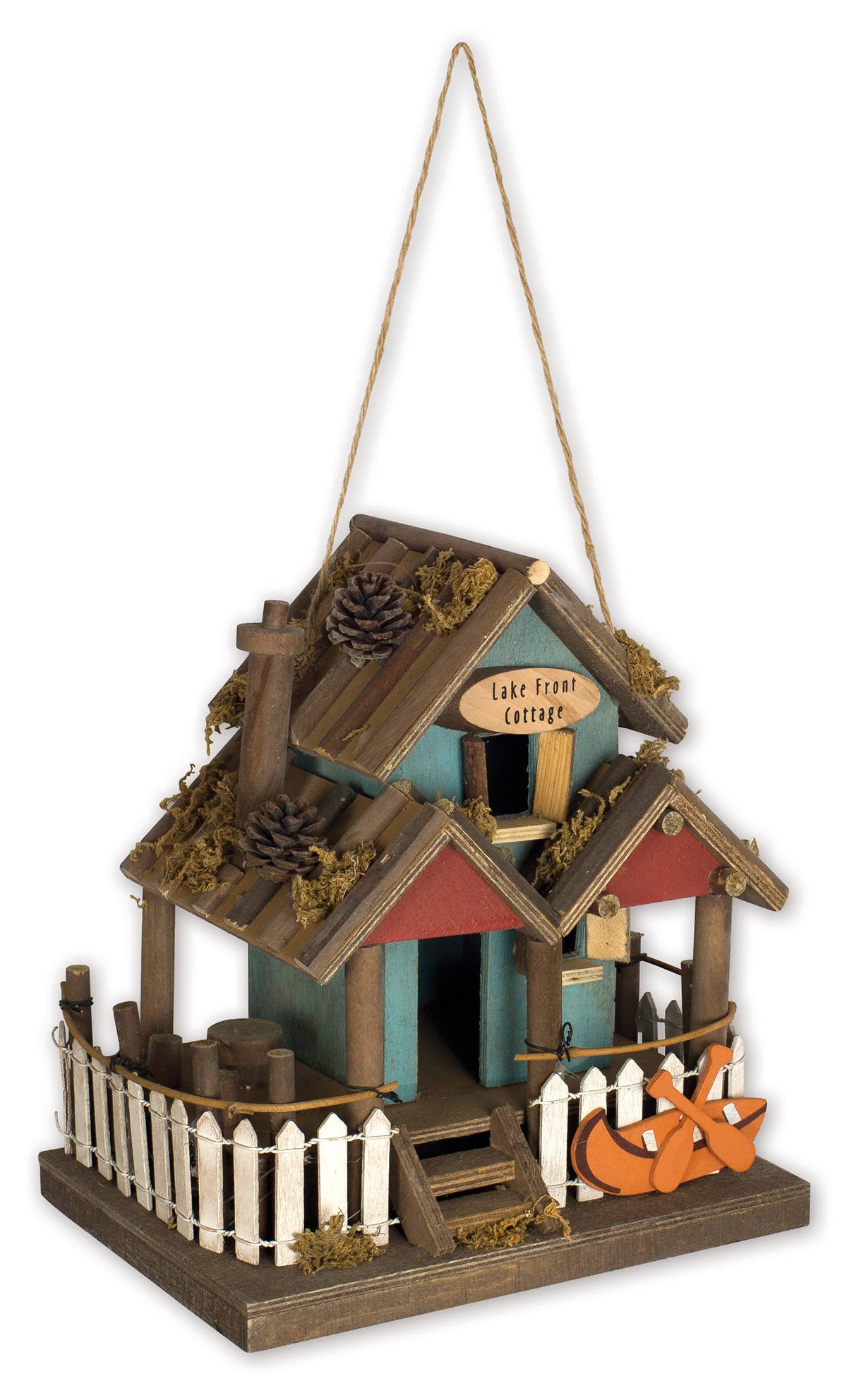 Lake Front Cottage Birdhouse - Nifty Decor & More