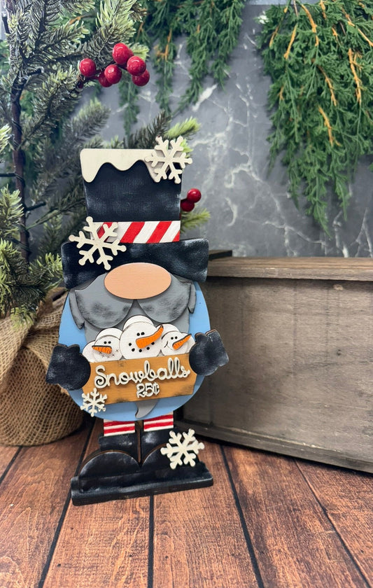 Large Snowman Gnome - Nifty Decor & More