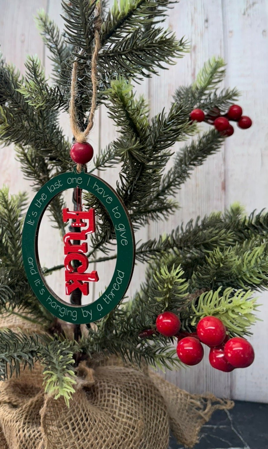 Last One Ornament Christmas Ornament