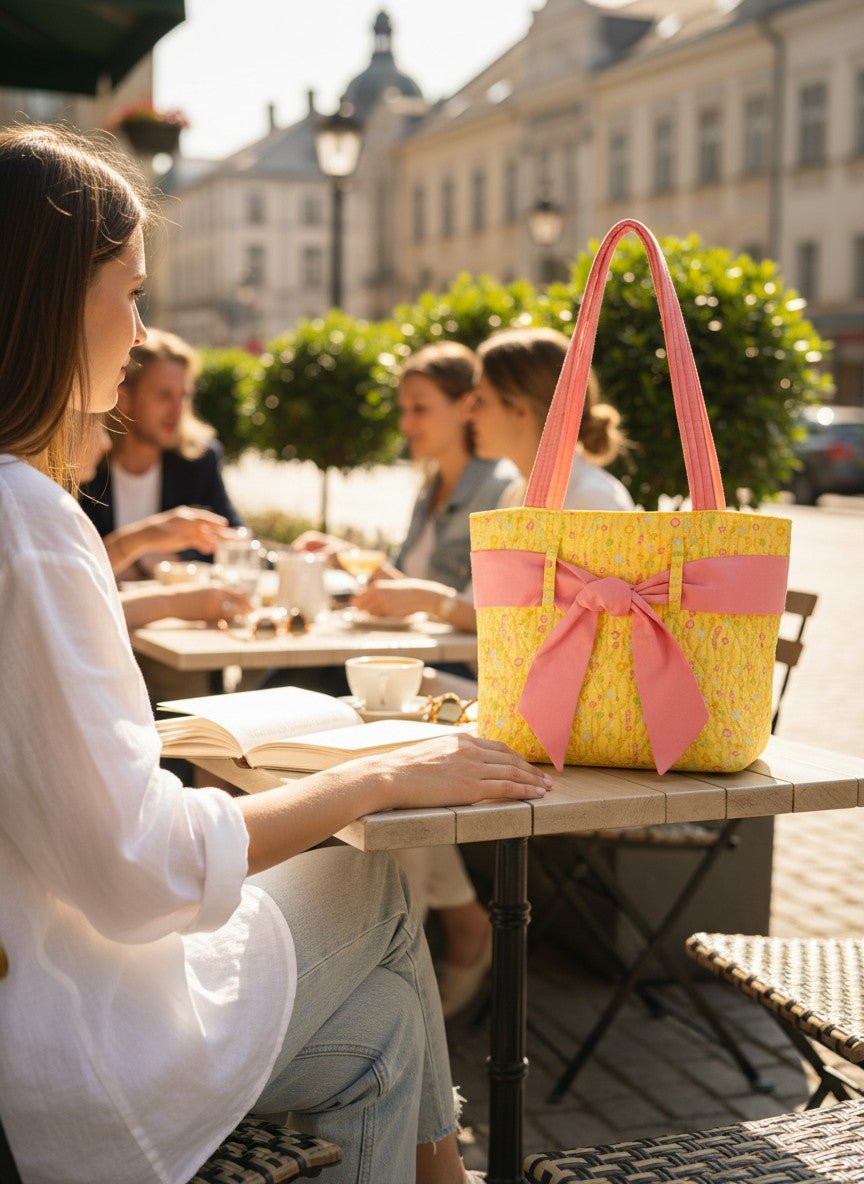 Lemon Yellow Fizz Tote Bag - Nifty Decor & More