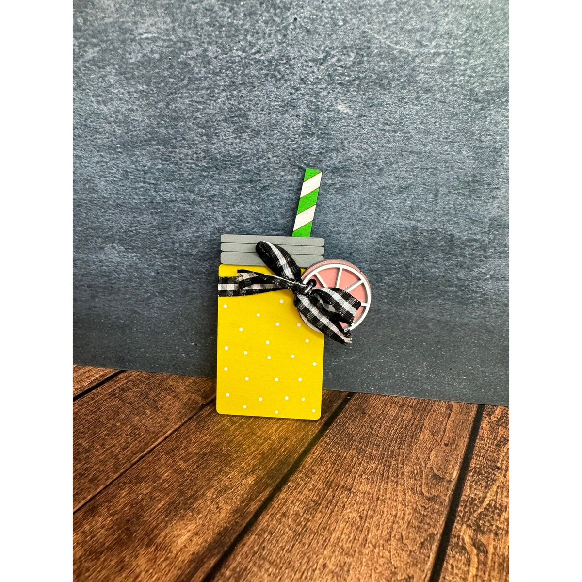Lemonade Tiered Tray Summer Decor Kit Squeeze the Day Mini Signs and Lemonade Stand Accents - Nifty Decor & More
