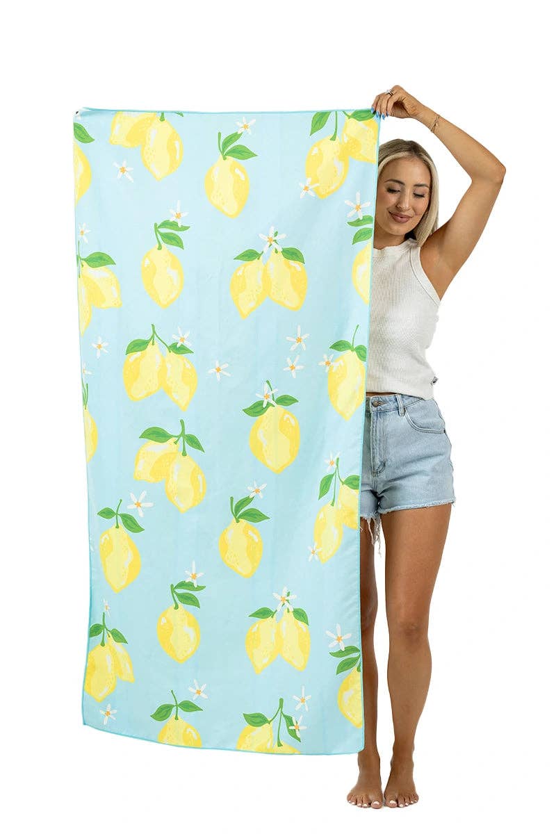 Lemons Beach Towel - Nifty Decor & More