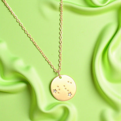 LEO Zodiac Necklace - Gold - (July 23-Aug 22) Zodiac Necklace