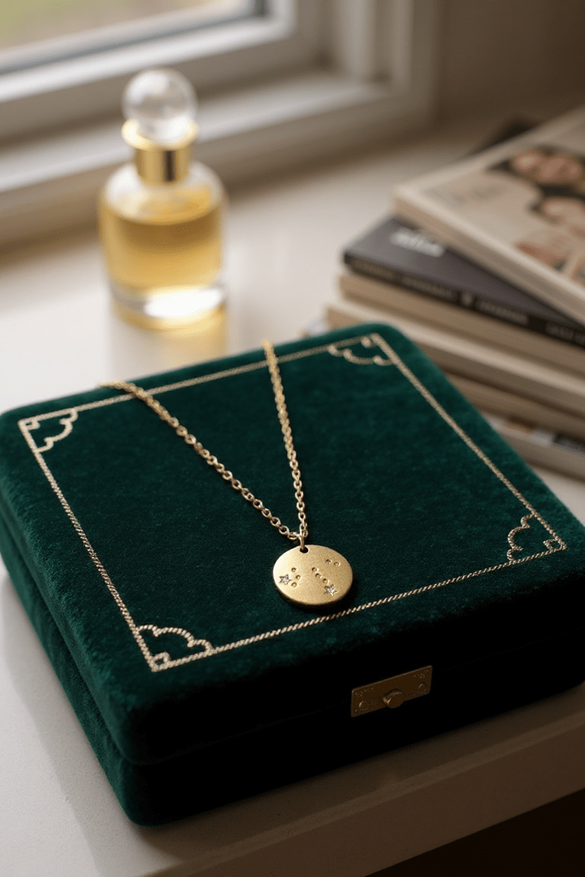 LEO Zodiac Necklace - Gold - (July 23 - Aug 22) - Nifty Decor & More