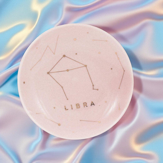 Libra Zodiac Jewelry Dish - (Sept 23 - Oct 22) Ring Dishes & Trays