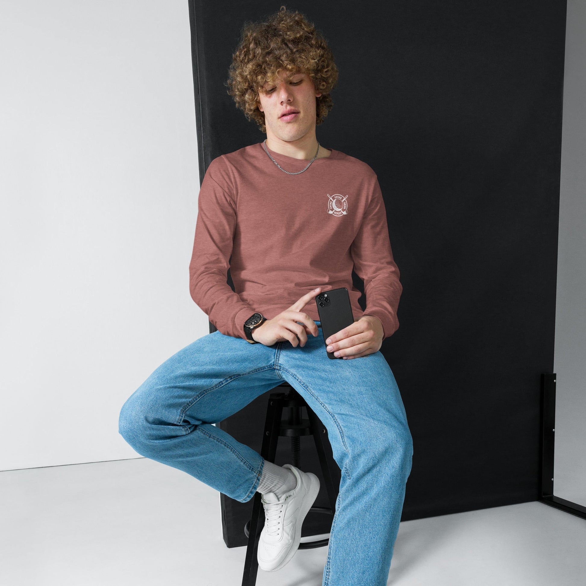 Life is Full of Important Choices - Golf Long Sleeve Tee - Nifty Decor & More