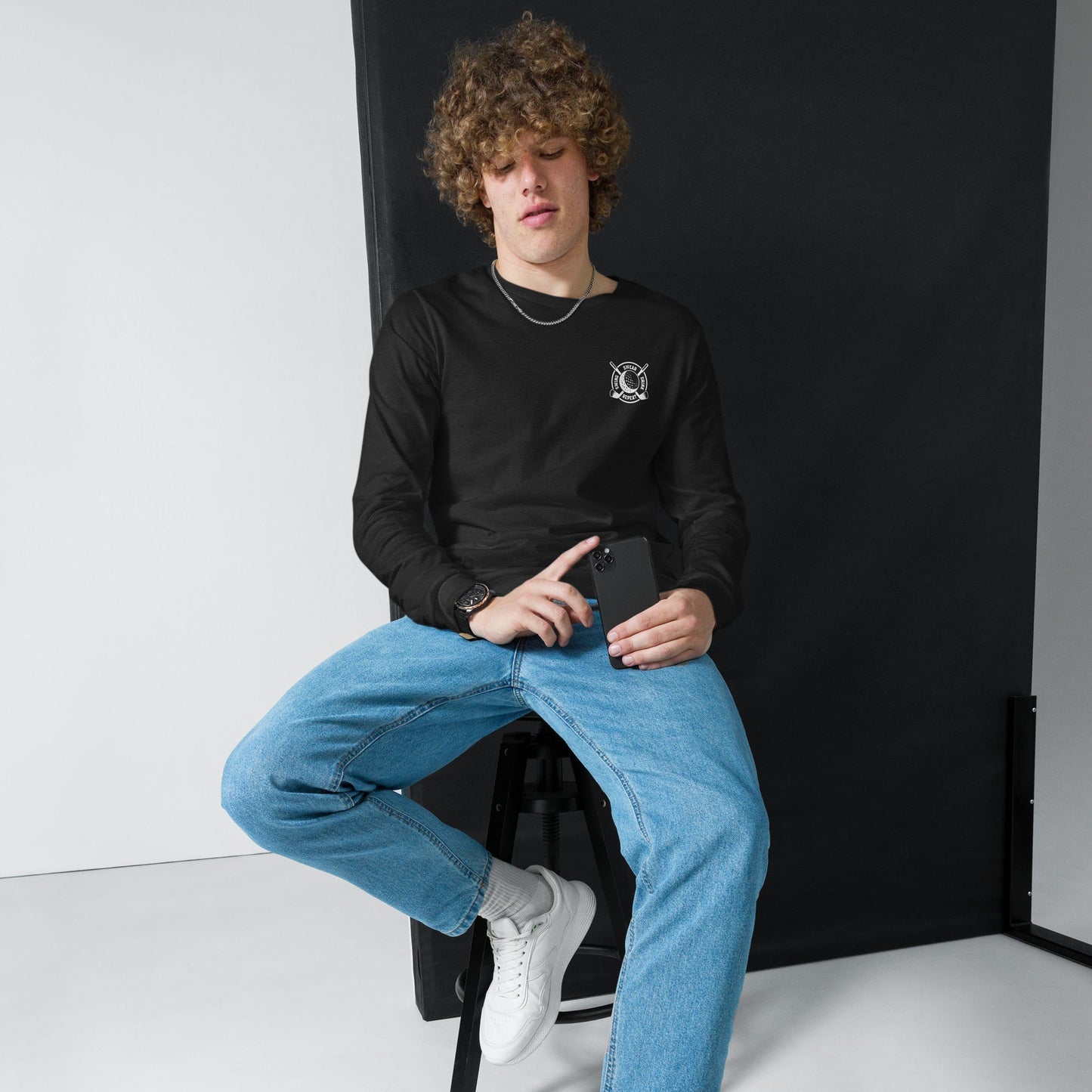 Life is Full of Important Choices - Golf Long Sleeve Tee - Nifty Decor & More