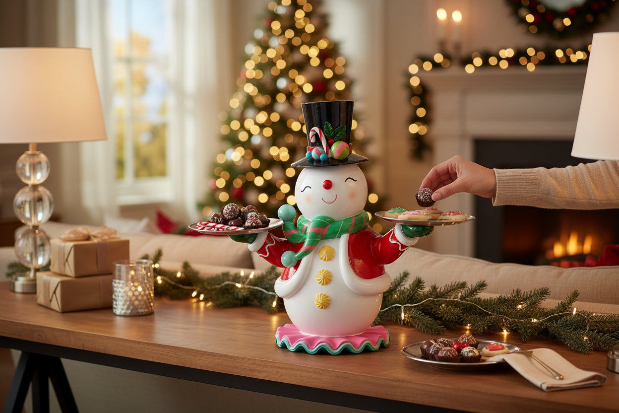 22" Merry Snowman Server