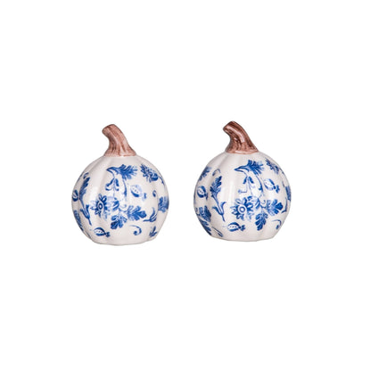 Light Blue Pumpkin Salt and Pepper Shaker Set, Charming Kitchen Decor, Perfect Cooking Companion, Unique Housewarming Gift Kitchen Ware